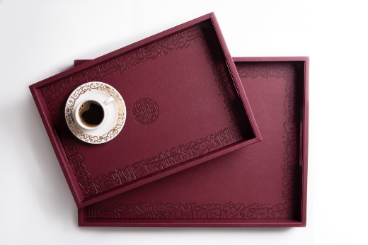 Picture of Kareem Leather Tray Maron M