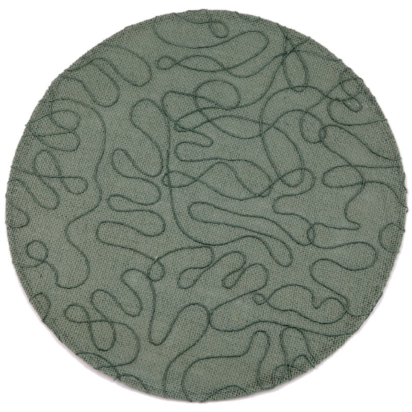 Picture of Nez Placemat Round Green